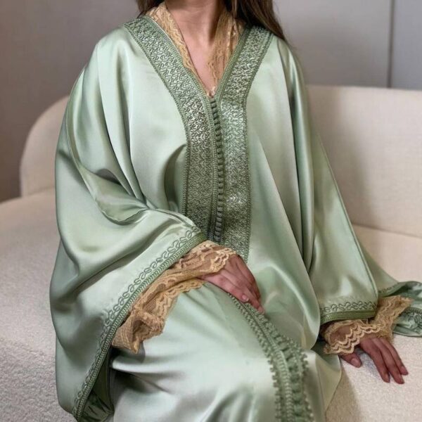 Caftan Ghina Pistachio Green