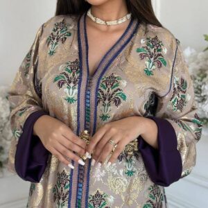 Maison Beldi Caftan Ghita Beige